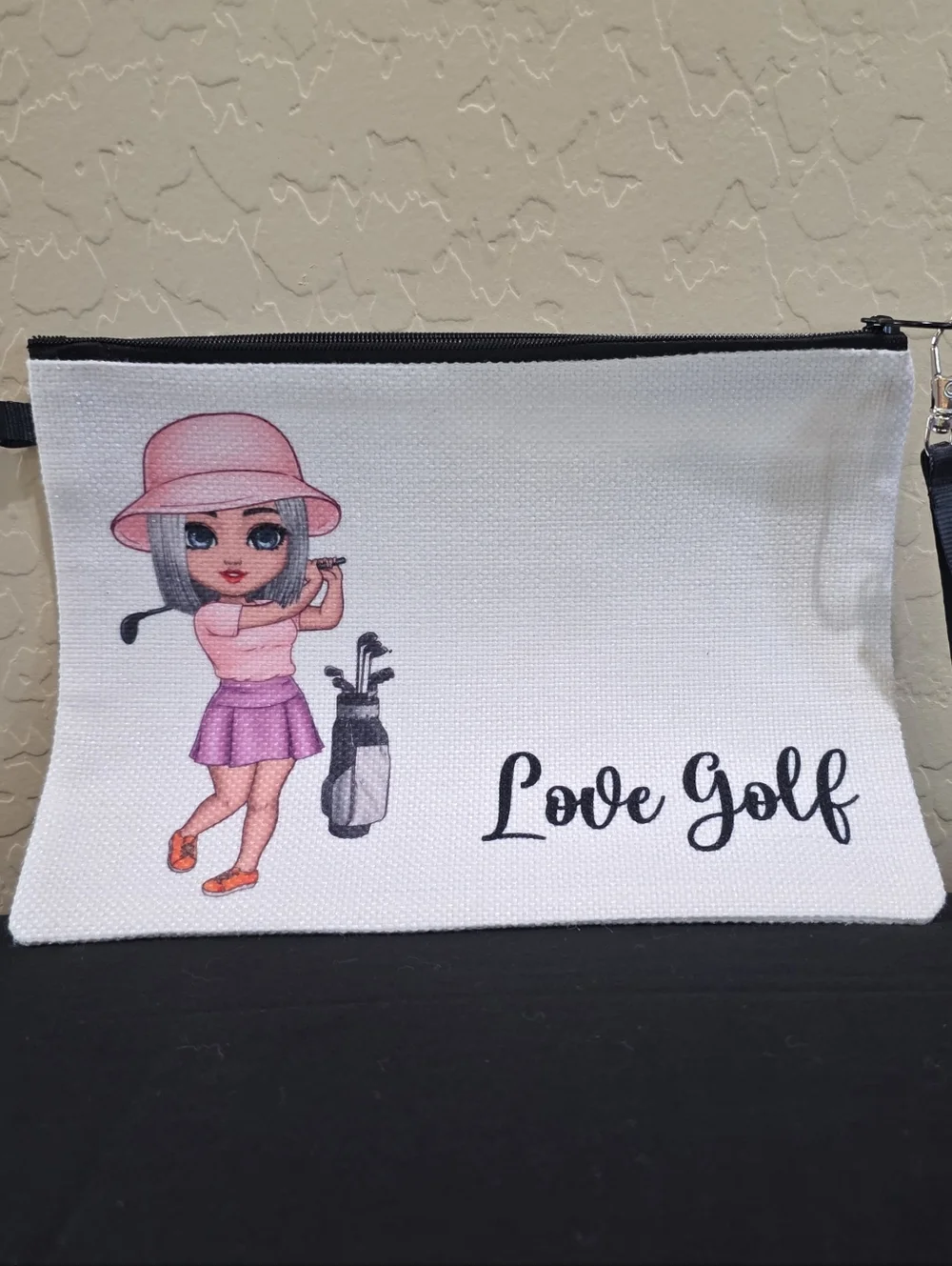 Woman Girl Golfing 
